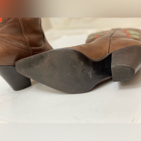 DIBA Vintage women Diva butterfly mid calf cowboy boots size 6.5, no damages!!! - Picture 4 of 8